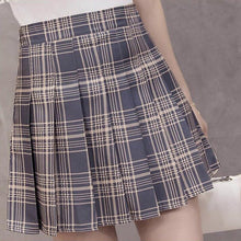 Load image into Gallery viewer, XS-3XL Women Skirt Preppy Style High Waist Chic Stitching Skirts Summer Student Pleated Skirt Women Cute Sweet Girls Dance Skirt
