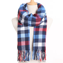 Load image into Gallery viewer, [VIANOSI] 2019 Plaid Winter Scarf Women Warm Foulard Solid Scarves Fashion Casual Scarfs Cashmere Bufandas Hombre