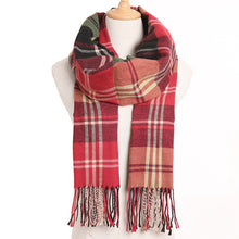 Load image into Gallery viewer, [VIANOSI] 2019 Plaid Winter Scarf Women Warm Foulard Solid Scarves Fashion Casual Scarfs Cashmere Bufandas Hombre