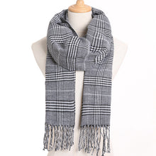 Load image into Gallery viewer, [VIANOSI] 2019 Plaid Winter Scarf Women Warm Foulard Solid Scarves Fashion Casual Scarfs Cashmere Bufandas Hombre