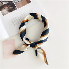 Load image into Gallery viewer, Square Scarf Hair Tie Band For Business Party Women Elegant Small Vintage Skinny Retro Head Neck Silk Satin Scarf
