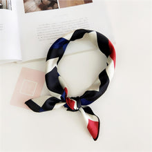 Load image into Gallery viewer, Square Scarf Hair Tie Band For Business Party Women Elegant Small Vintage Skinny Retro Head Neck Silk Satin Scarf