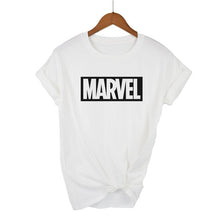 Load image into Gallery viewer, 2018 Fashion Harajuku Casual Women&#39;s T-Shirts Punk Rock MARVEL ts Cotton tumblr tshirt Casual Hipster For Famale Top