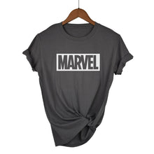 Load image into Gallery viewer, 2018 Fashion Harajuku Casual Women&#39;s T-Shirts Punk Rock MARVEL ts Cotton tumblr tshirt Casual Hipster For Famale Top