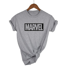 Load image into Gallery viewer, 2018 Fashion Harajuku Casual Women&#39;s T-Shirts Punk Rock MARVEL ts Cotton tumblr tshirt Casual Hipster For Famale Top