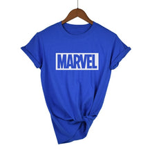 Load image into Gallery viewer, 2018 Fashion Harajuku Casual Women&#39;s T-Shirts Punk Rock MARVEL ts Cotton tumblr tshirt Casual Hipster For Famale Top