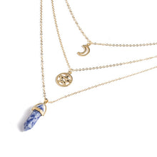 Load image into Gallery viewer, Hot sale Hexagonal Column Quartz Necklaces Pendants Fashion Natural Stone Bullet Pink Crystal Pendant Necklace For Women Jewelry